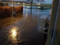 Foto: Pernille E.M.Nielsen fra Skælskør. BIllede af oversvømmelser 4-5.januar 2017.