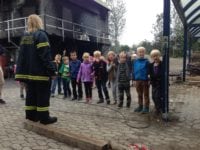 Slagelse Brandvæsen fortæller om brandsikkerhed. Foto: Slagelse kommune