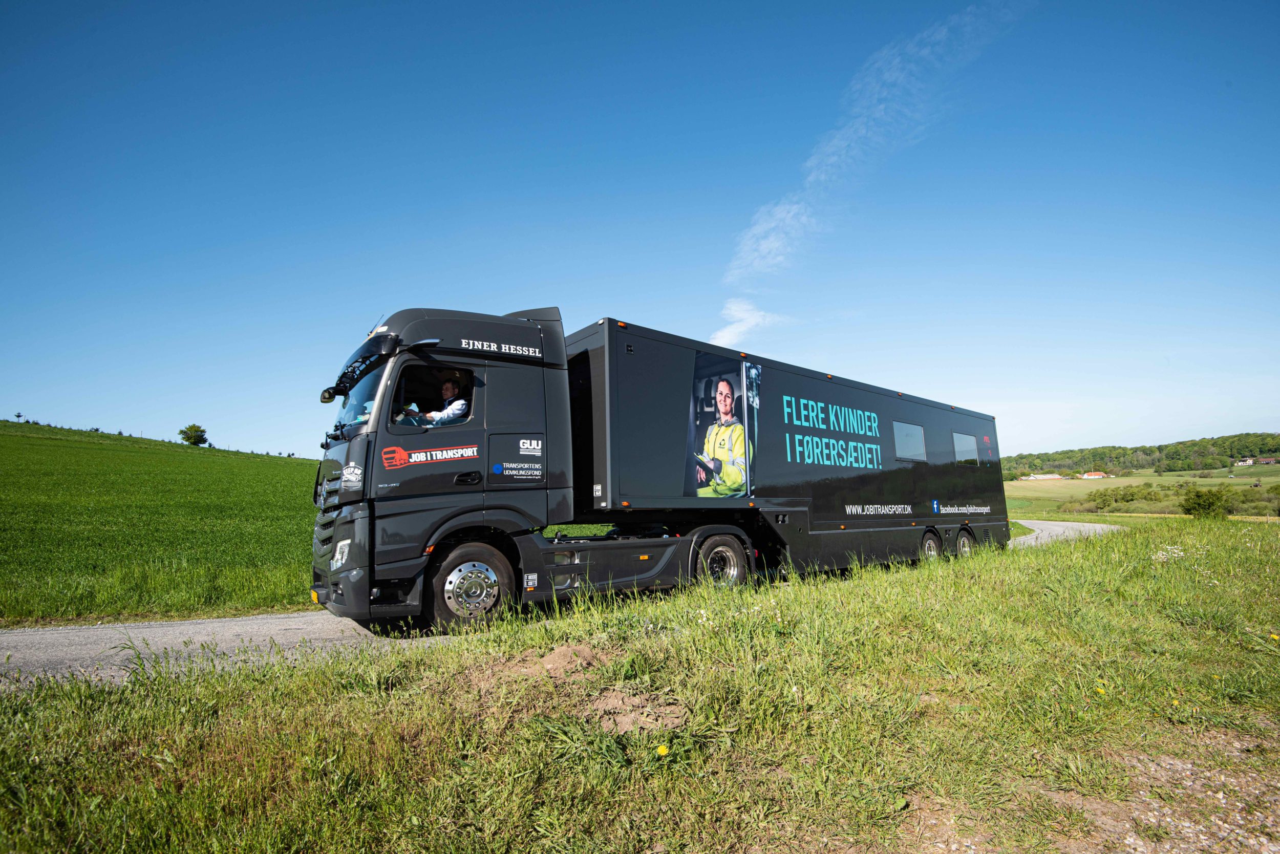 Kæmpe-truck på Danmarksturné besøger Slagelse
