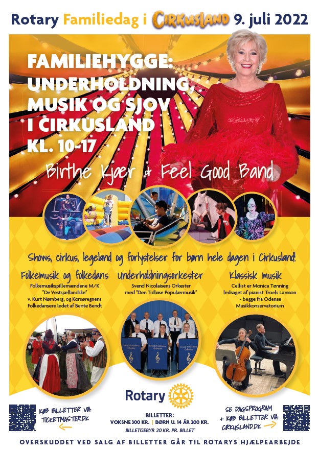 Rotary Familiedag i CirkusLand 9. juli 2022
