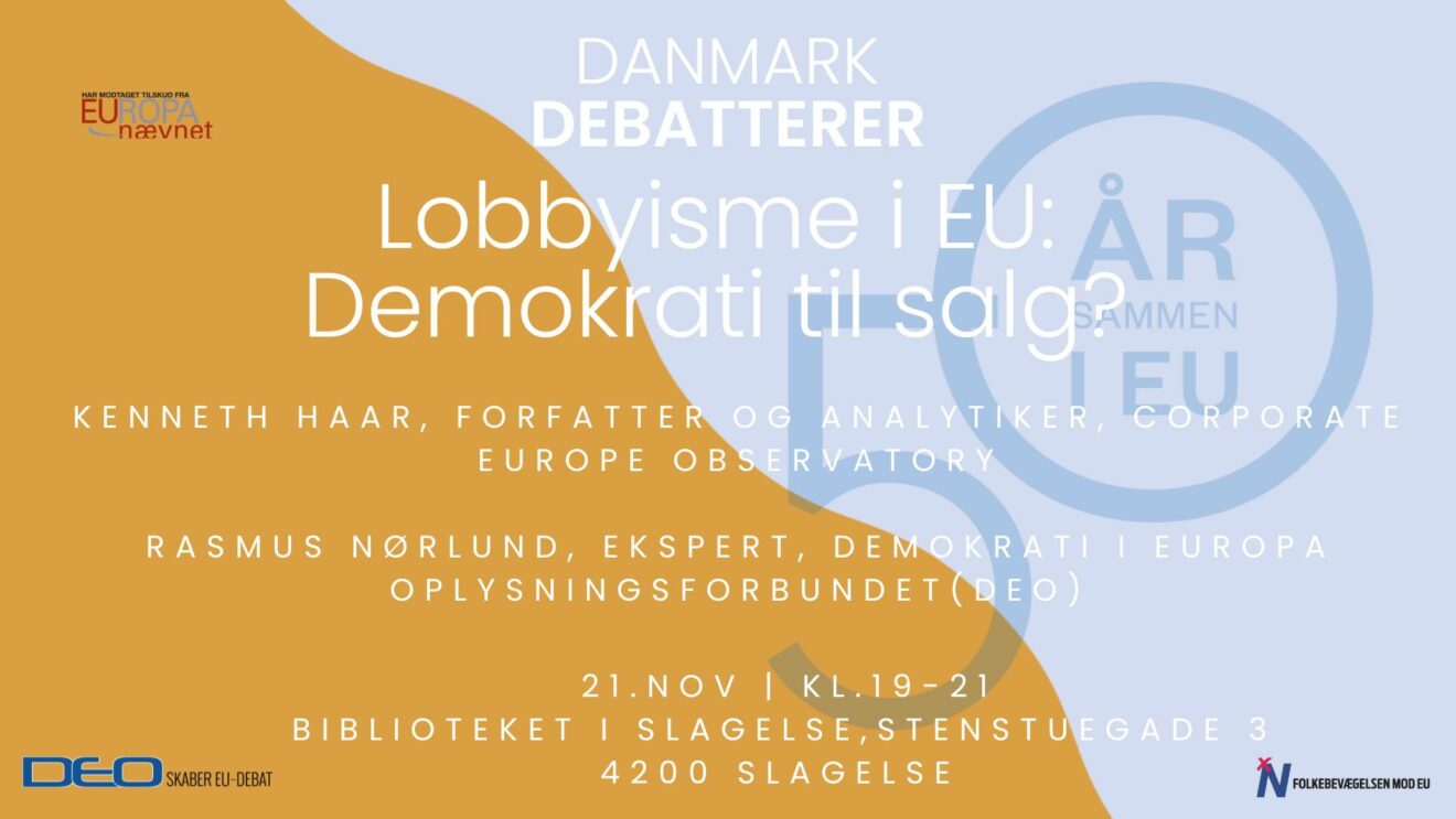 Lobbyisme i EU - hvad betyder det for demokratiet?
