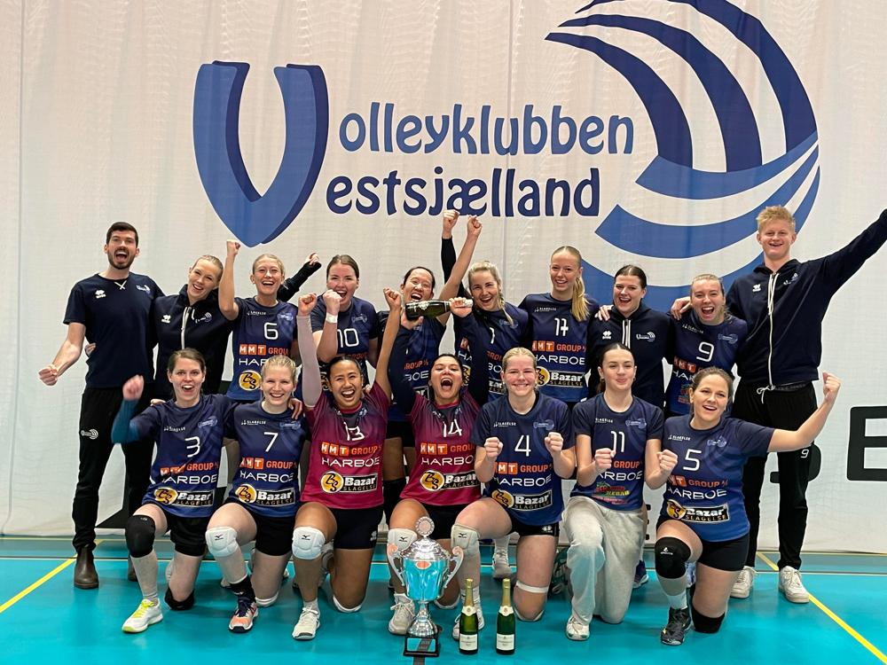 VK Vestsjællands bedste damehold vinder Danmarksserien suverænt