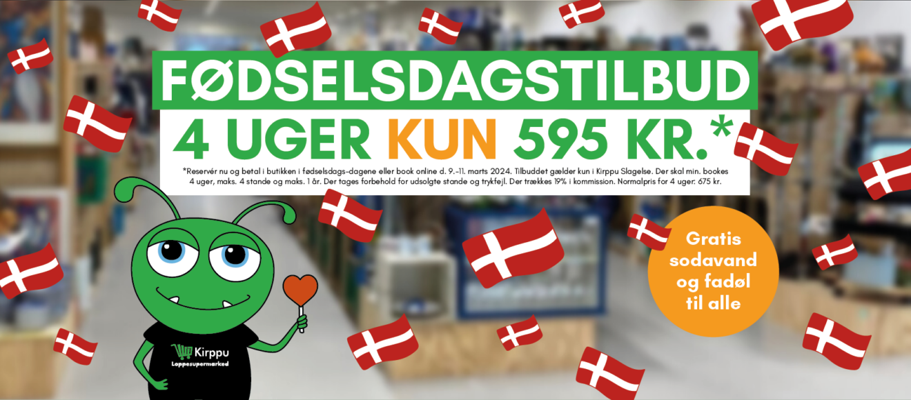 Kirppu Slagelse holder fødselsdag