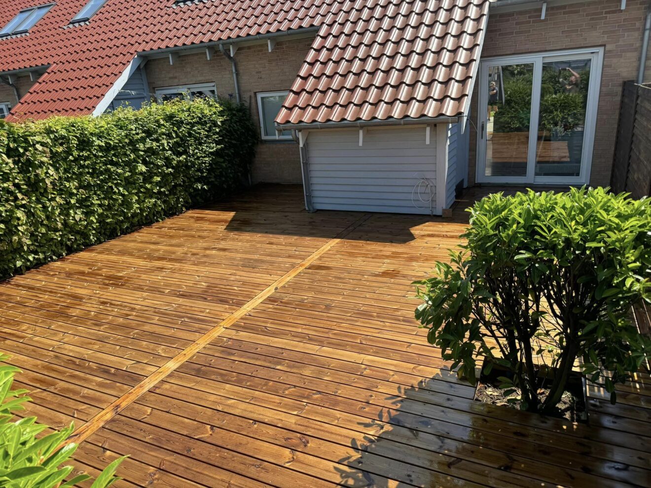 Flot ny terrasse