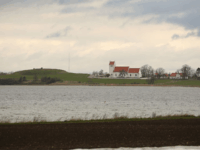 Korsør Nor med Tårnborg Kirke. Foto: Museum Vestsjælland